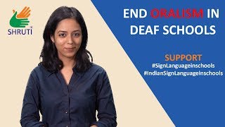 End Oralism in Deaf Schools