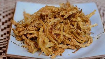 No Buttermilk Recipe for Crispy Onion Straws