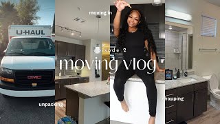 MOVING INTO MY LUXURY APARTMENT AT 20 | new beginnings, unpacking & organizing, shopping + more