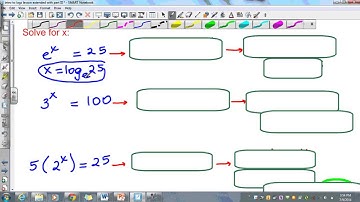Logarithms - part 3 b  Examples using the natural logarithm