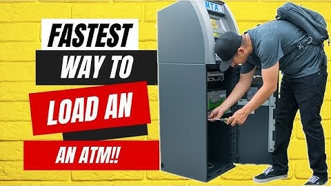 The FASTEST Way To Load An ATM | ATM Business Tricks