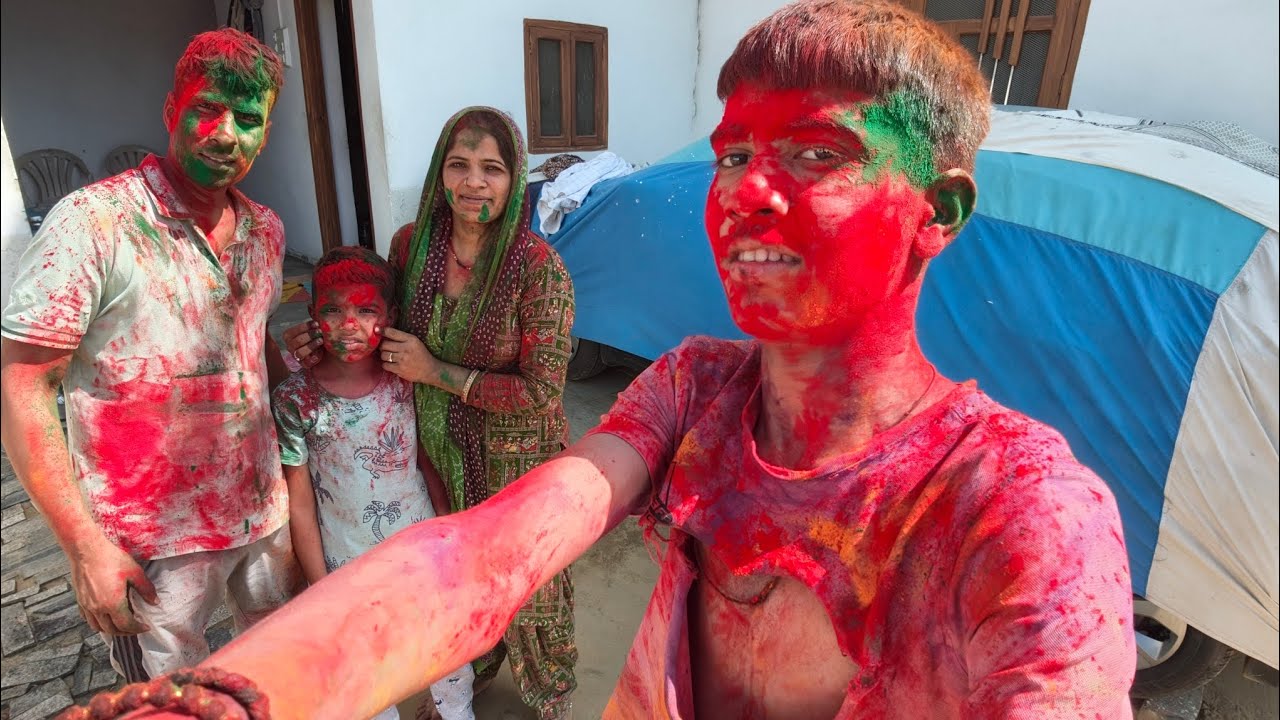 Aaj Humne Holi kheli 🫟 Happy Holi 