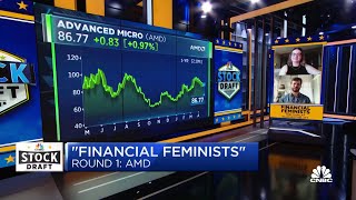 CNBC's Stock Draft: TikTok star Tori Dunlap picks AMD for round 1