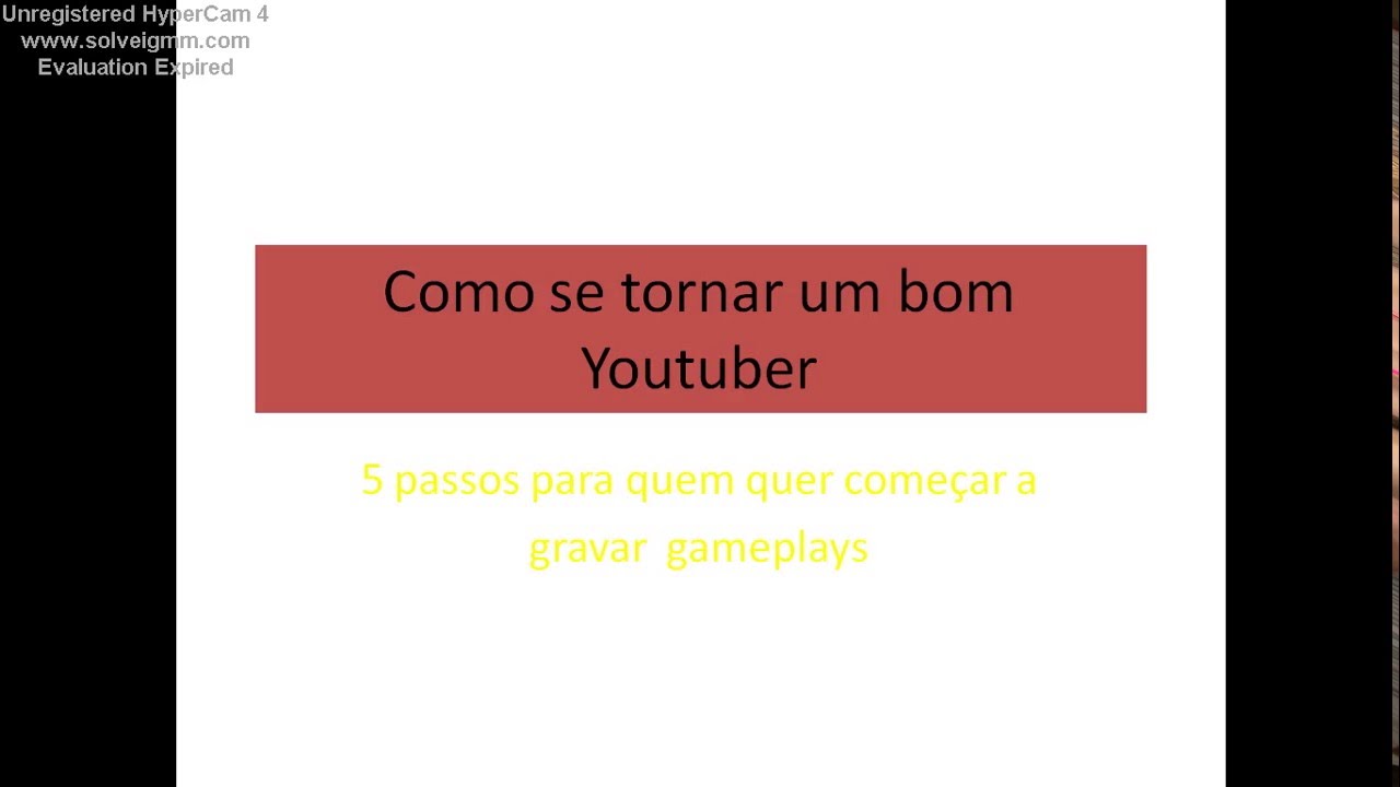 Tutorial para gamer no Youtube - YouTube