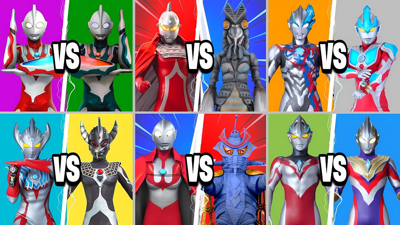 ULTRAMAN RIBUT VS RIBUT DARKNESS TAIGA VS CHAOSROID TARO ULTRASEVEN ALIEN BALTAN BLAZAR ARC #ウルトラマン