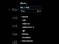 What HTML element is this? #html #coding #programming