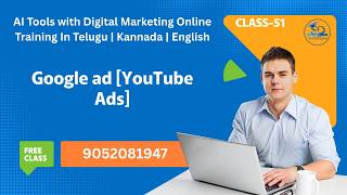 Google ad [YouTube Ads] | Free AI Digital Marketing Online Training