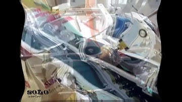 Round Container Labelling Machine | 2 in 1 Top Labeling Machine | Solo Labeller Technology