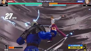 The King of Fighters XV (Version 1.92) - a GOENITZ DEATH COMBO !🤗