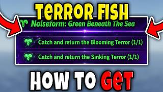 How to GET BLOOMING & SINKING TERROR in FISCH (GREEN BENEATH THE SEA QUEST) Roblox