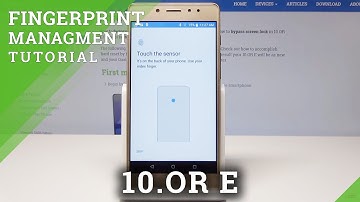 How to Add Fingerprint in 10.OR E - Fingerprint Unlock
