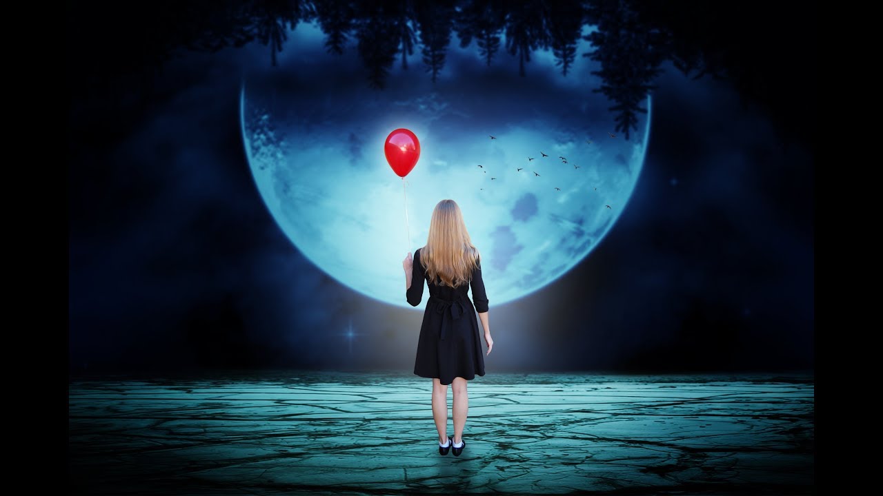 RED BALLOON | Photoshop Manipulation Tutorial Processing