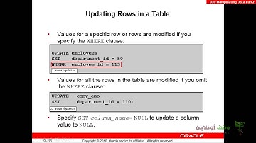 Oracle developer g11- 16- Manipulating data 2