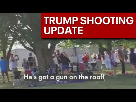New video shows moments before Trump was shot