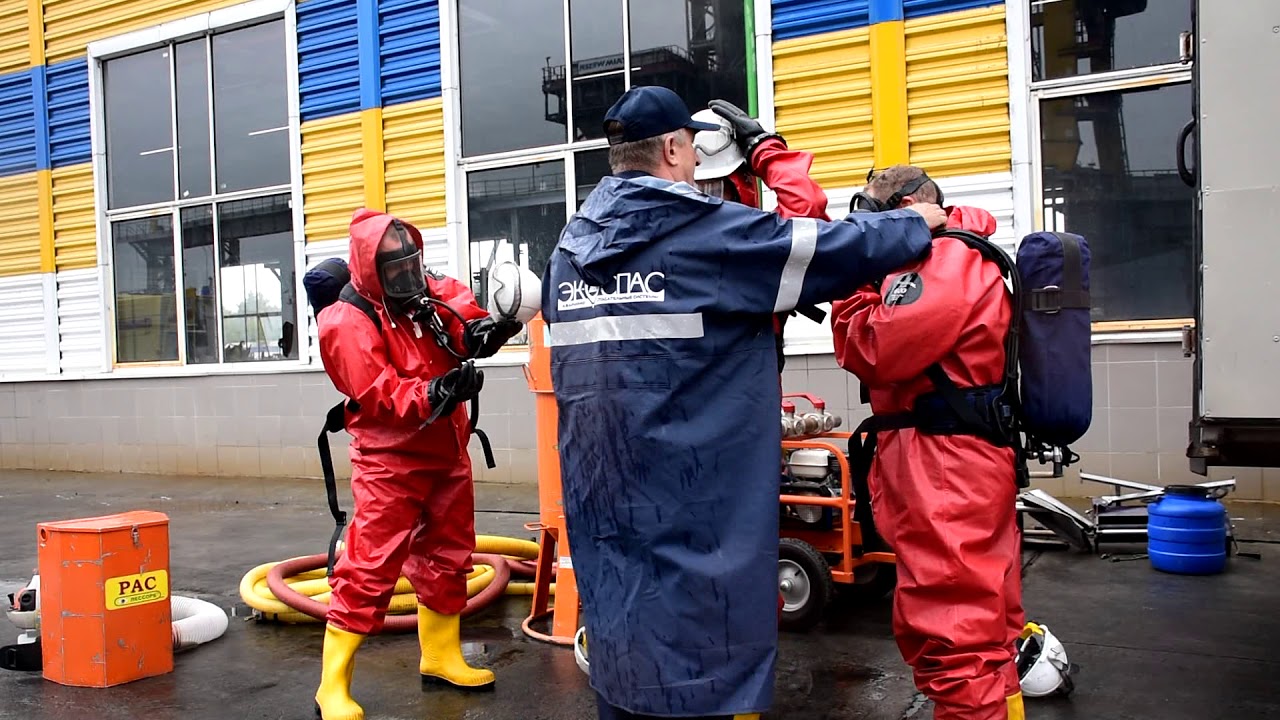 На Антипинском НПЗ аварийно-спасательные подразделения провели учения ...