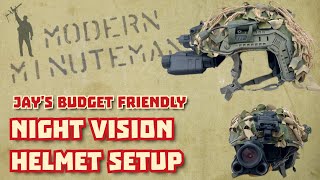 JAY'S BUDGET FRIENDLY NIGHT VISION HELMET SETUP. You don't have to break the bank to get started.