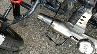 Vg05J　ドラッグスター250トライク　ワンオフマフラーサウンド