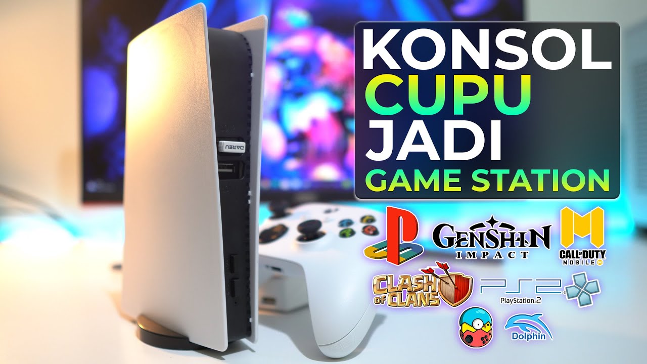 SUPER GOKIL! Ubah Konsol CUPU GS5 Jadi GAMING STATION Beneran!