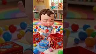 Baby Learns Colors with Balls 🟡🔵🔴 #BabyLearning #ColorLearning #KidsVideos