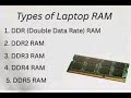 Types LAPTOP RAM| RAM| LAPTOP| DDR2 RAM| DDR3 | DDR4| DDR5