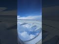 Endless Clouds – Soothing Views #shorts  #aviation
