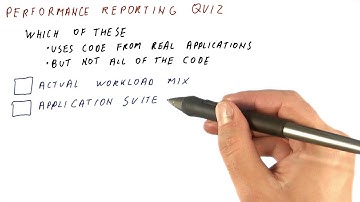 Performance Reporting Quiz - Georgia Tech - HPCA: Part 1