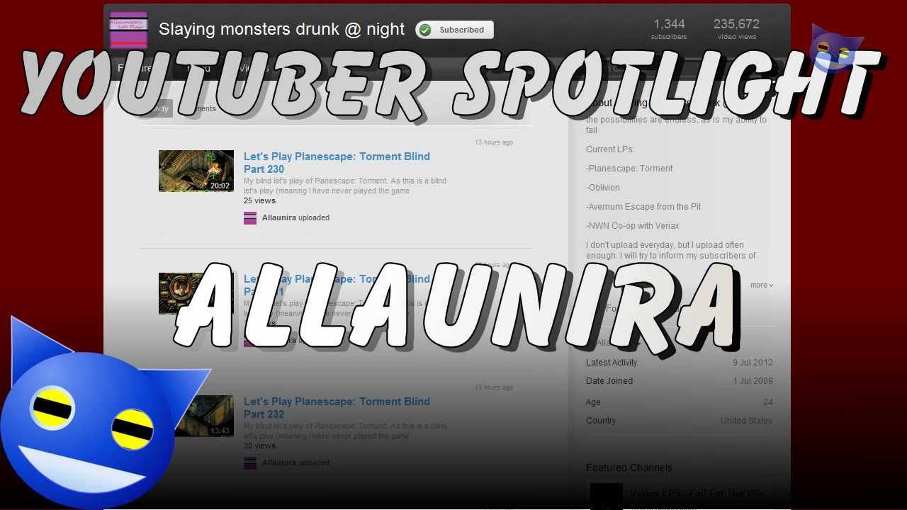 YouTuber Spotlight : Allaunira