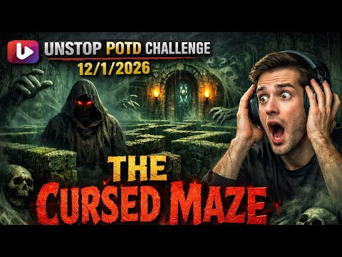 🔥 Solve “The Cursed Maze” | Unstop POTD Challenge 12/1/2026 Tutorial | Java & Python