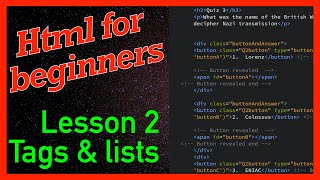 HTML5 lesson 2 Wealth