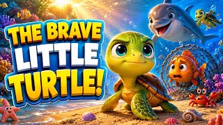 The Brave Little Turtle 🐢 | Bedtime Story for Kids | Moral Story | Tiny Wonder Kids