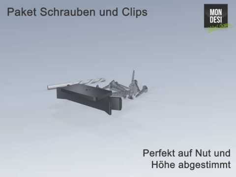 Zubehörpackung Schrauben + Clips