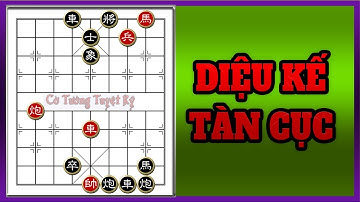 Học chơi cờ tàn - Cờ thế: Cách phối hợp nhuần nhuyễn Xe, Pháo, Mã, Chốt trong tàn cục.