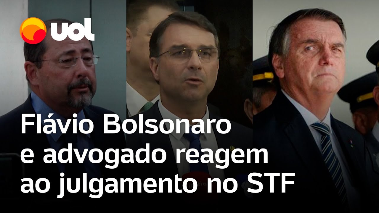 Julgamento Bolsonaro: Flávio e advogado reagem após dois votos pela condenação do ex-presidente