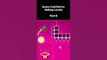 Every Troll Part in Robtop Levels Part 5 #geometrydash #geometrydashlevels #gaming