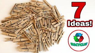 7 Amazing Ideas with Wooden Pegs