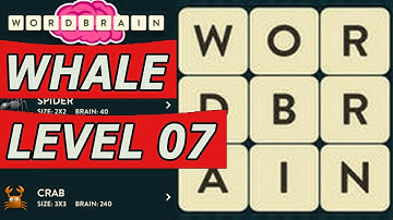WordBrain Whale Level 7 Answers (Android/IOS)