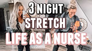 3 NURSING NIGHT SHIFTS IN A ROW // WHAT IT LOOKS LIKE | Holley Gabrielle