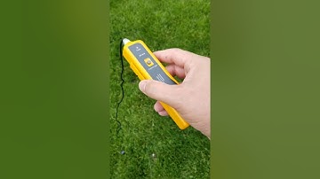 Finding Lawn Sprinkler Valves with a Wire Finder