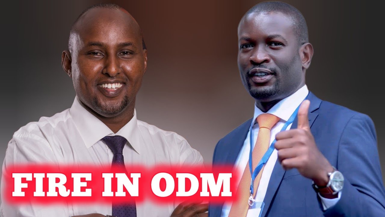 Junet Mohamed  delivers a life-threatening tackle to embattled ODM SG Edwin Sifuna