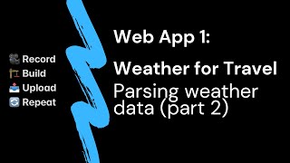 🪡 Parsing Weather Data (part 2) 🔎
