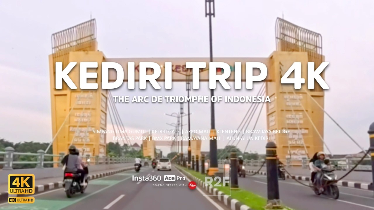 Kediri City Tour 2026 : Hidden Gems & Historic Landmarks in 4K | East Java Tour
