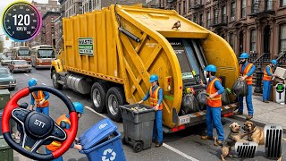Real Garbage Truck Driving Simulator 2026: Extreme City Drive Challenge 3D! Android Gameplay