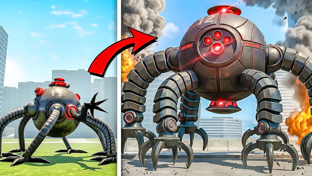 НОВЫЙ СЕКРЕТНЫЙ СУПЕР БОСС ОМНИДРОИД V.12 В ГАРРИС МОД! NEW BOSS OMNIDROID V.12 В Garry`s Mod