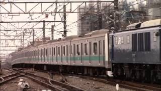 E233系2000番台マト12編成改造に伴う長野配給中央線高尾通過