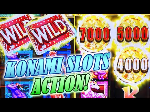 Lucky Envelope slot - One spin at Max Bet, Nice Win! Konami slot action in Las Vegas!
