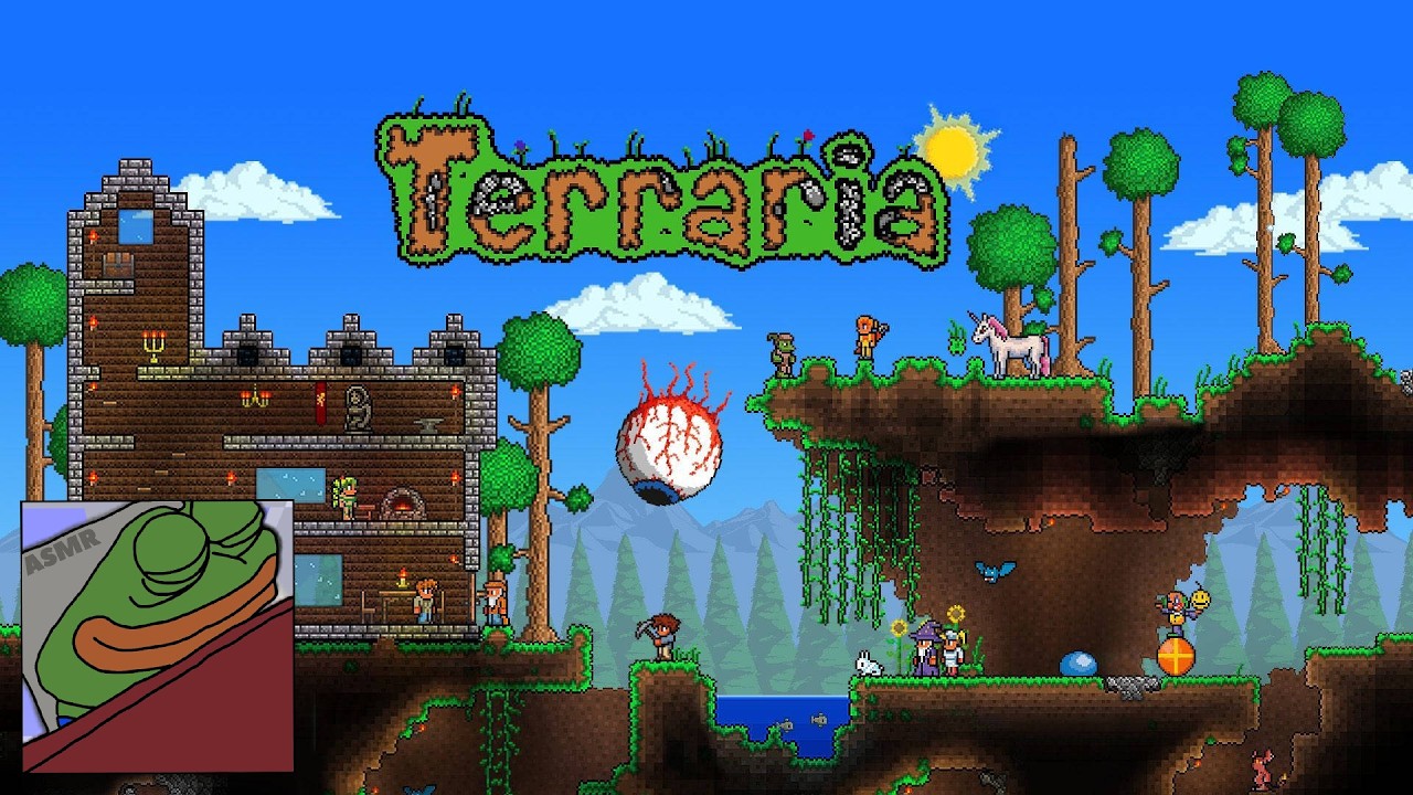 ASMR | Playing Terraria for the First Time - YouTube