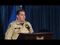 Police briefing on officer-involved shooting at CSN