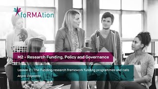 Module 2. Lesson 2. Funding research framework