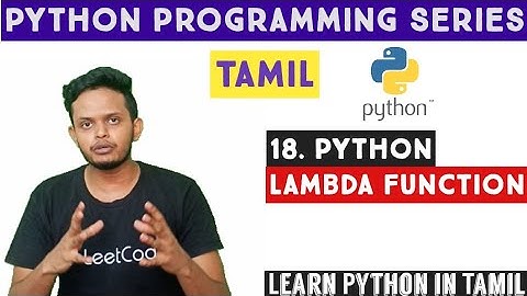 Lambda Function in Python | python full course in tamil | Adi Explains