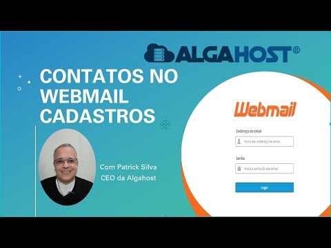 Webmail contatos como cadastrar